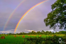 Double Rainbow in the back field